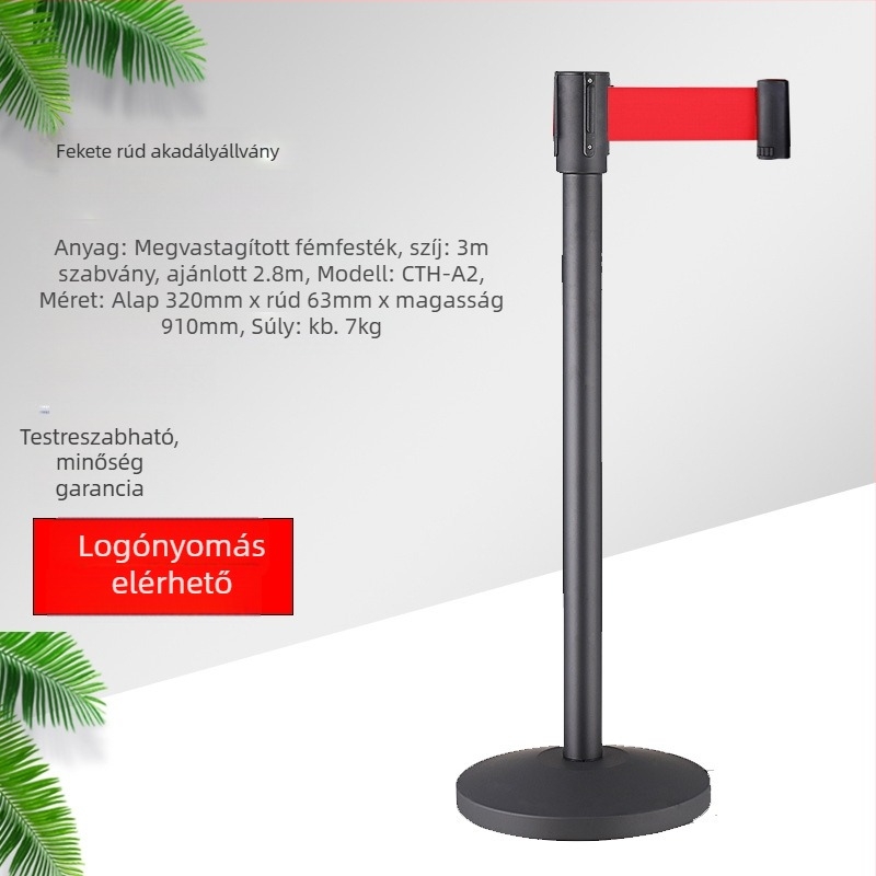 Rozsdamentes acél aktivitáskerítés, skálázható stílussal, hálómagasság 200 cm, szalag szélesség 4,8 cm