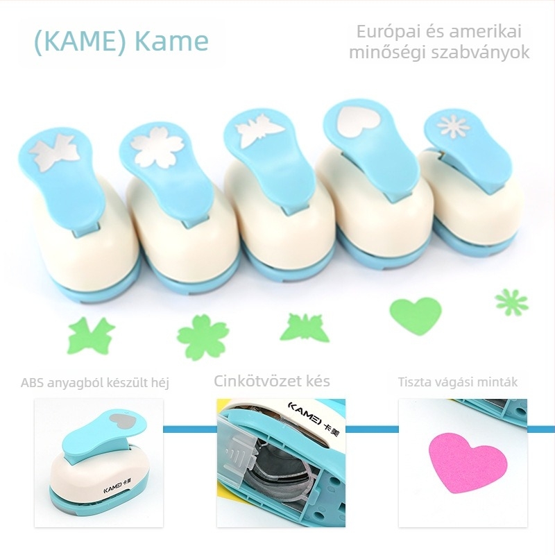 Kami Nyomókaros Domborító Készlet, Modell KM-8810*4+8805, Kézi Fúrás, 2 mm-es Fúrási Vastagság, 1 Lyuk