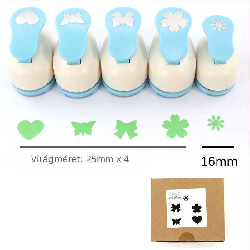 Kami Nyomókaros Domborító Készlet, Modell KM-8810*4+8805, Kézi Fúrás, 2 mm-es Fúrási Vastagság, 1 Lyuk