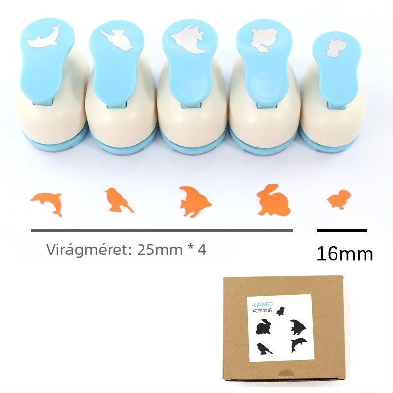 Kami Nyomókaros Domborító Készlet, Modell KM-8810*4+8805, Kézi Fúrás, 2 mm-es Fúrási Vastagság, 1 Lyuk