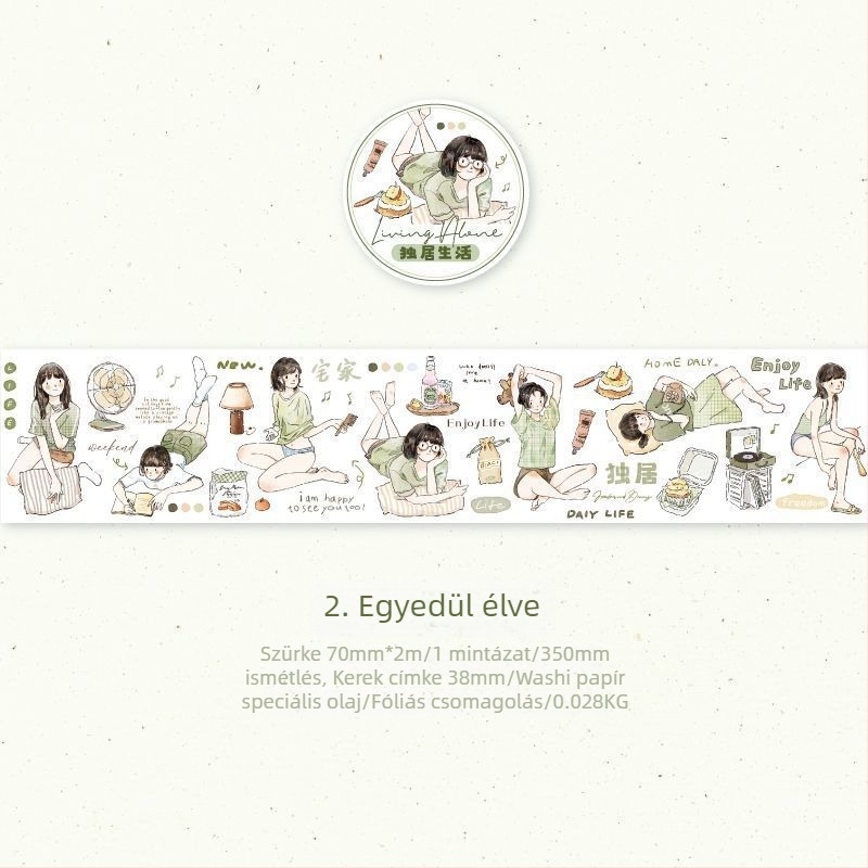 Washi szalag és DIY díszítő matricák – Twilight: Fényben járó erdő sorozat karakterekkel; Cikkszám: 3763H2000Z7303; Testreszabás: Igen; Importált: Nem; Határon átívelő kereskedelem: Nem