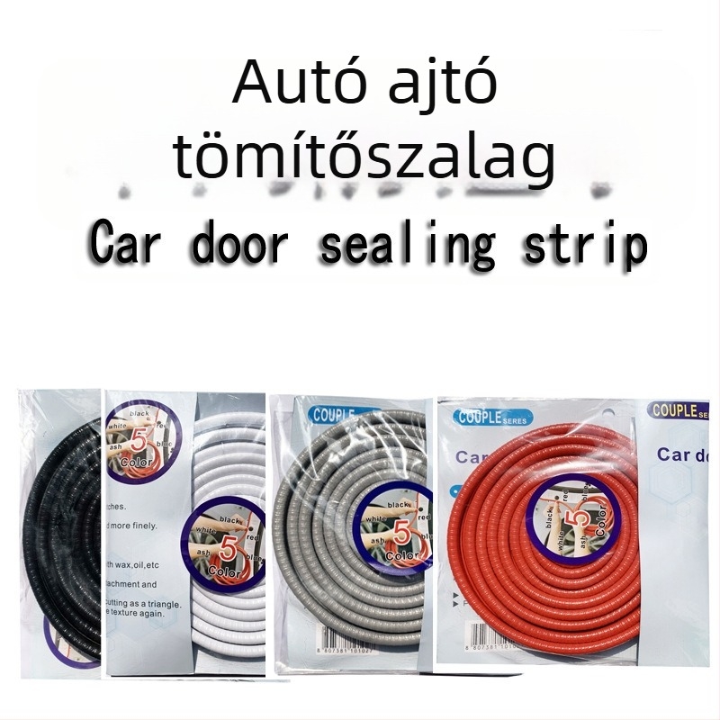Gumi antiütköző csík autóajtókhoz, Modell 01, Minden autómodellhez, XGS, ragasztó nélküli