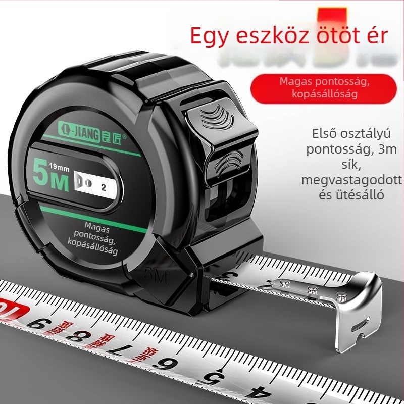 Rozsdamentes acél mérőszalag, vízálló és tartós, több tartományú háztartási használatra