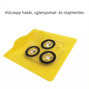 Edzett üveg objektív védőfólia iPhone 16 Pro Max, iPhone 15 és iPhone 14 hátsó kameráihoz, HD minőség