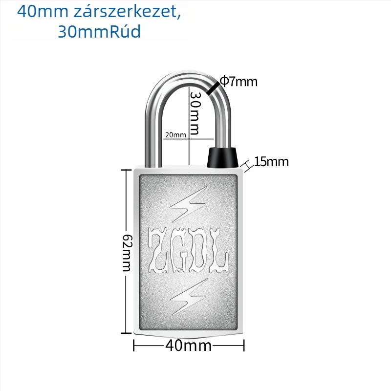 Kültéri mágneses jelszavas zár – kulcs nélküli belépéshez, főbejárathoz, cinkötvözet, Magnetic Strip modell, Hongqian márka