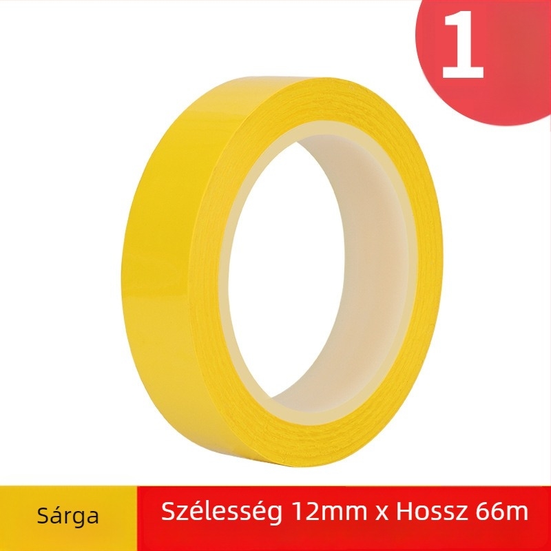 Fehér tábla jelölő szalag, PET alapú, akril ragasztó, egyoldalas, késes eltávolítás