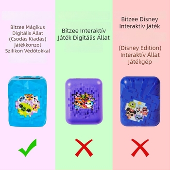 Szilikon védőtok Bitzee Magicals Digital Pet Magic Edition konzolhoz – zuhanásvédő, csúszásmentes és porálló.