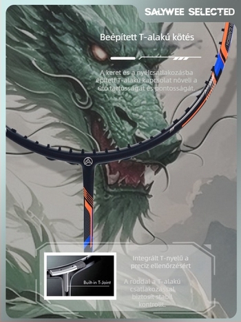 ALPSPORT tollasütő karbonszálas váz, súly 80–84 g, hossz 68 cm, ütő típusa: közvetlen ütés, feldolgozás és testreszabás elérhető