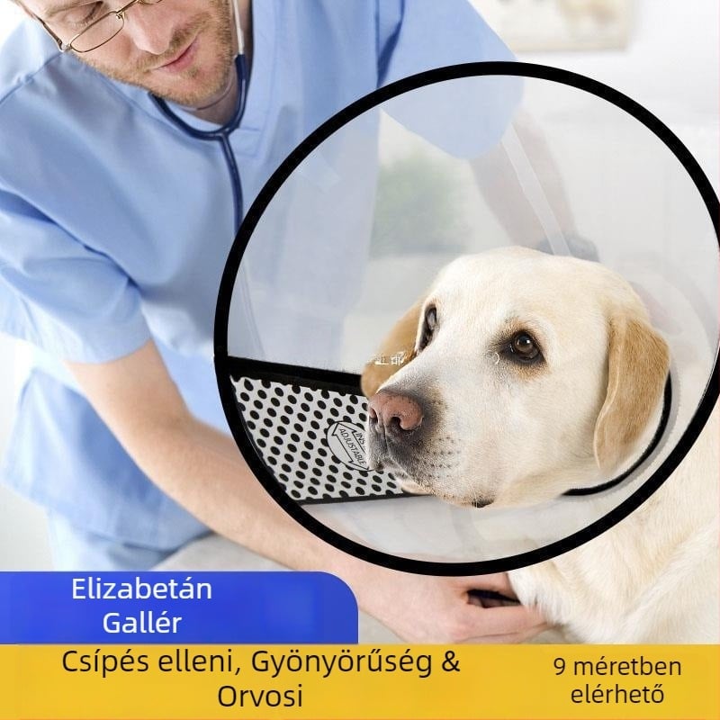 Kutyafejvédő nyalogatásra és etetésre – műbőr; általános használat; minden évszakban