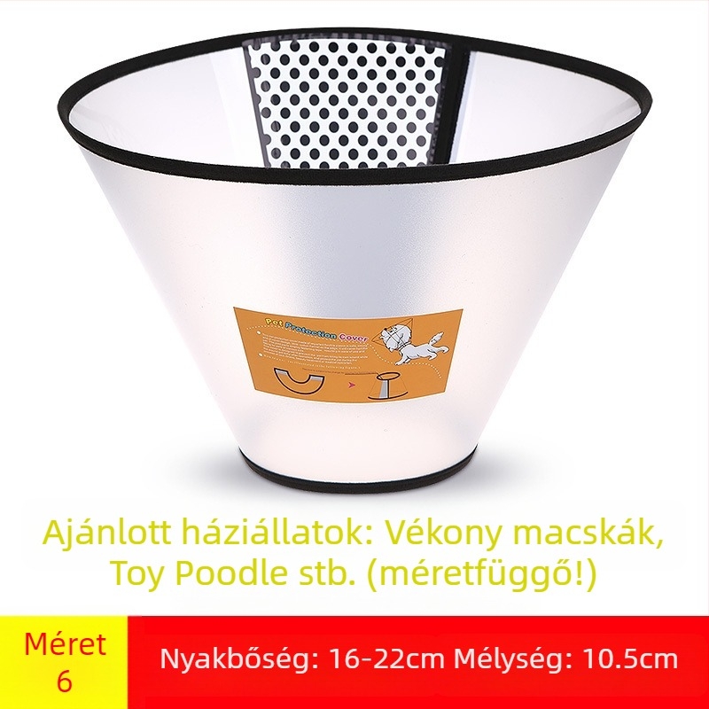 Kutyafejvédő nyalogatásra és etetésre – műbőr; általános használat; minden évszakban