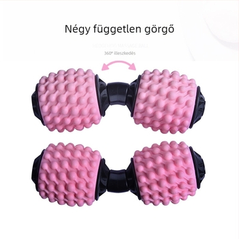 Dudli jóga lábmasszírozó – négykerekű görgő a vádli formázásához, otthoni használatra