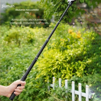 Selfie pálca gimbal stabilizátorral – teleszkópos hosszabbító rúd mobiltelefonhoz és akciókamerához (Távirányító nélkül)