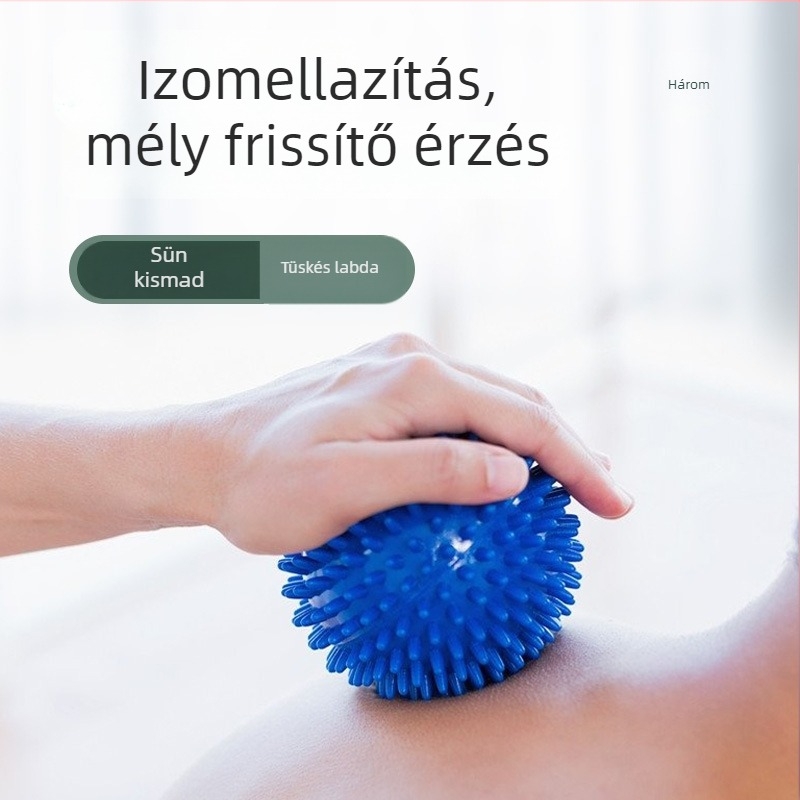 Süni masszázs labda tenyérhez – ABS anyagból, fasciális felszabadítás, akupunktúra pontok terápia, szenzoros integráció edzés