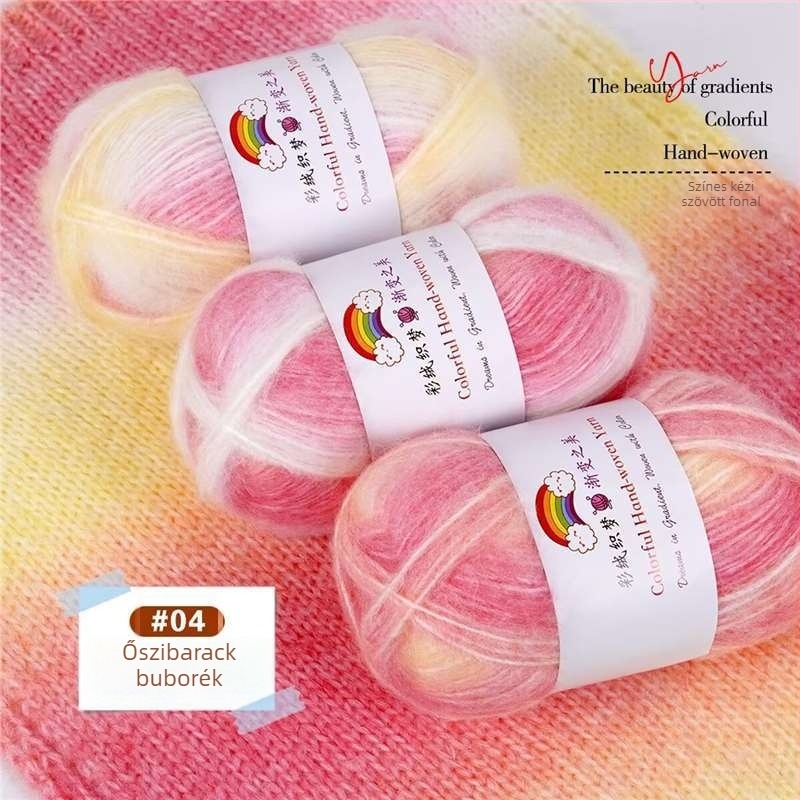 Belföldi gyapjú Mohair fonal, 7S, 1-szálú