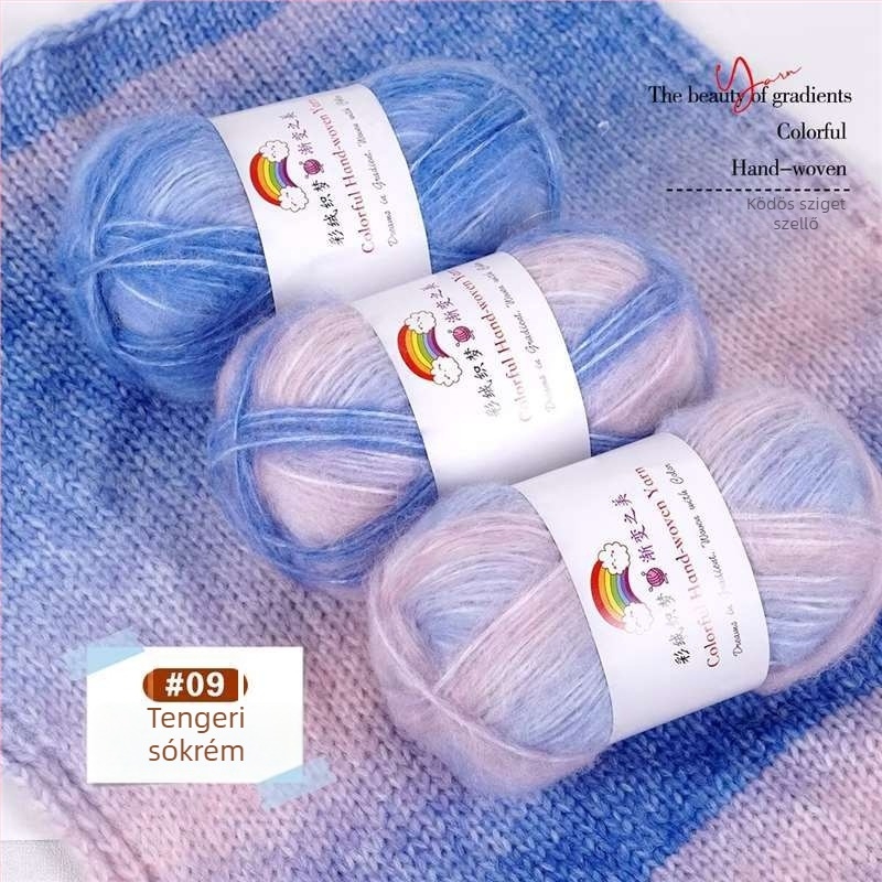 Belföldi gyapjú Mohair fonal, 7S, 1-szálú