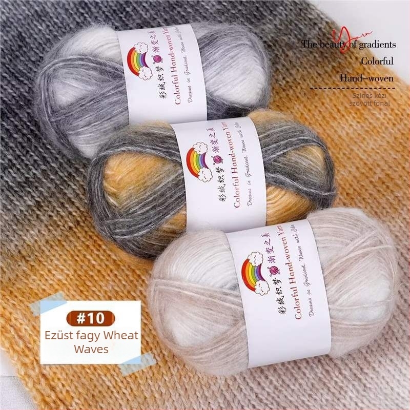 Belföldi gyapjú Mohair fonal, 7S, 1-szálú