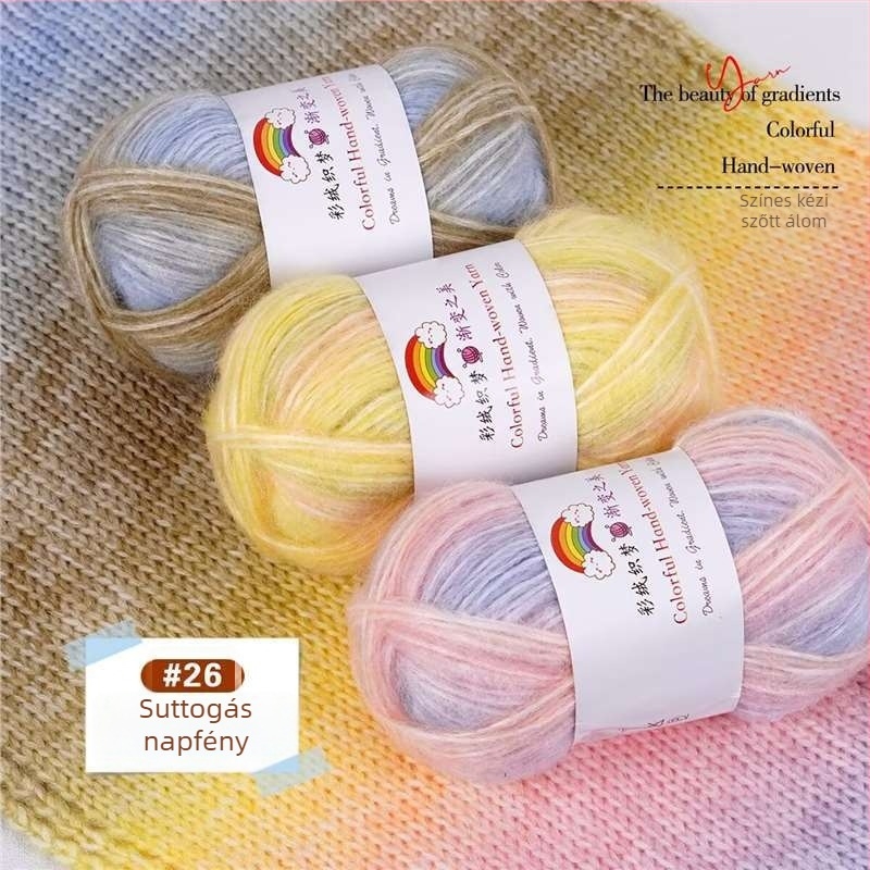 Belföldi gyapjú Mohair fonal, 7S, 1-szálú