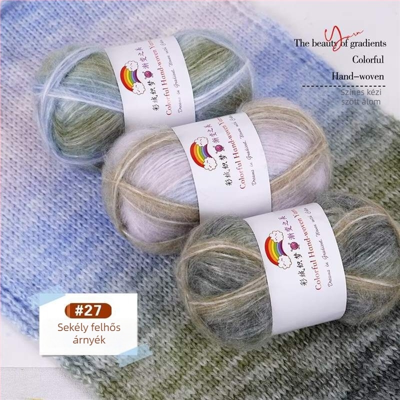 Belföldi gyapjú Mohair fonal, 7S, 1-szálú
