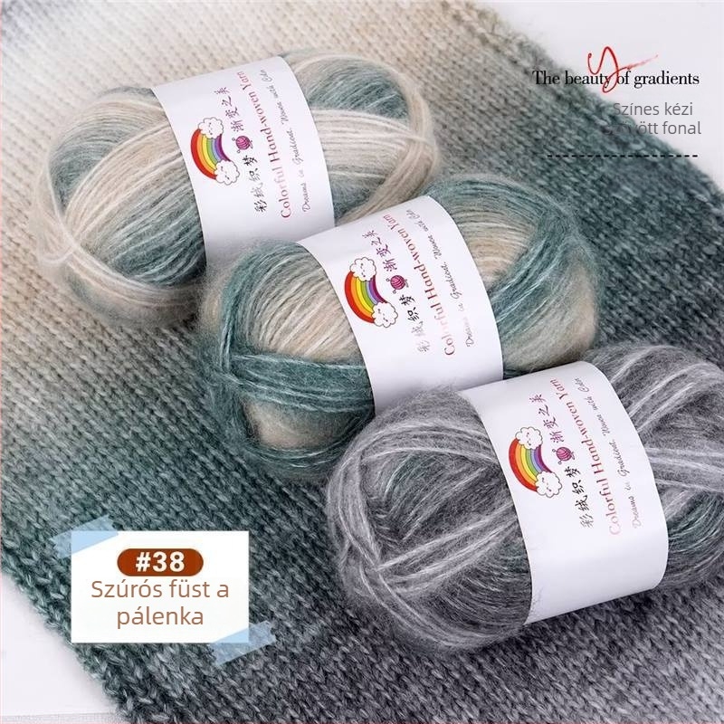 Belföldi gyapjú Mohair fonal, 7S, 1-szálú