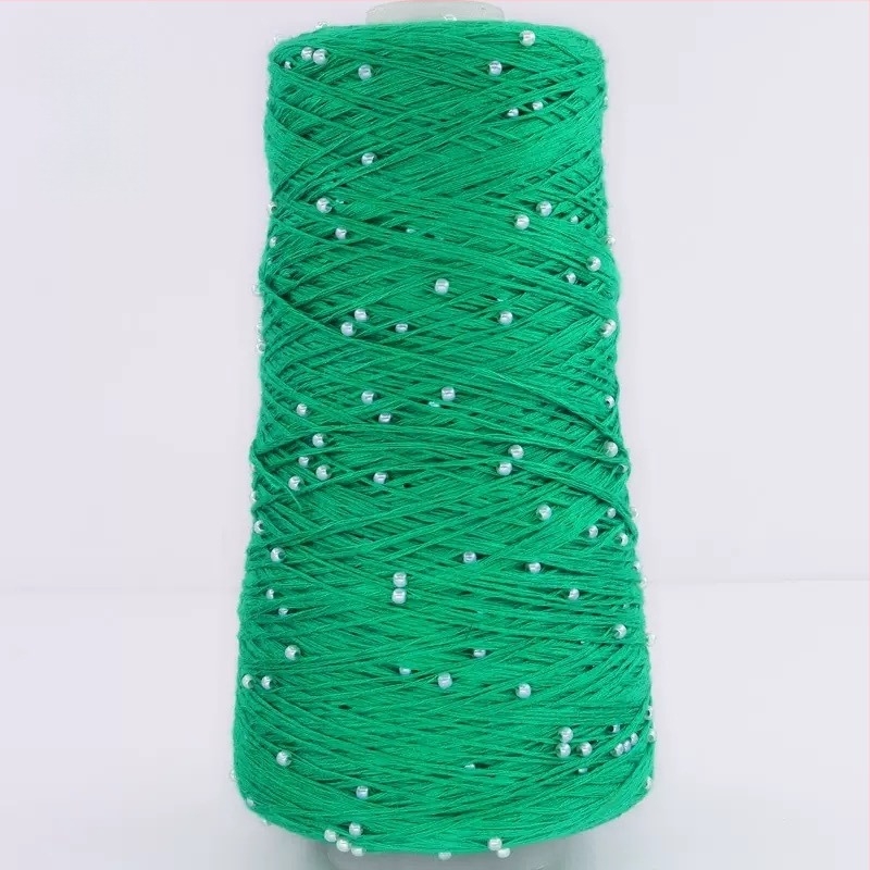 Pamut-viszkóz fonal kötéshez — konuszos fonal, gyűrűs fonás, RS002 (Márka Ruishi; Alias Pearl Mercerized Cotton Thread)