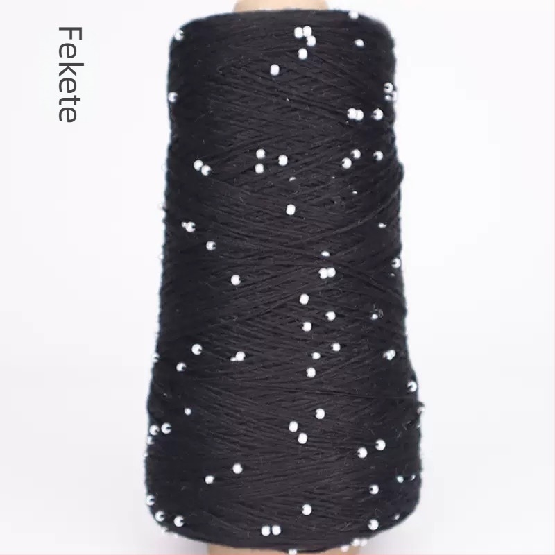 Pamut-viszkóz fonal kötéshez — konuszos fonal, gyűrűs fonás, RS002 (Márka Ruishi; Alias Pearl Mercerized Cotton Thread)