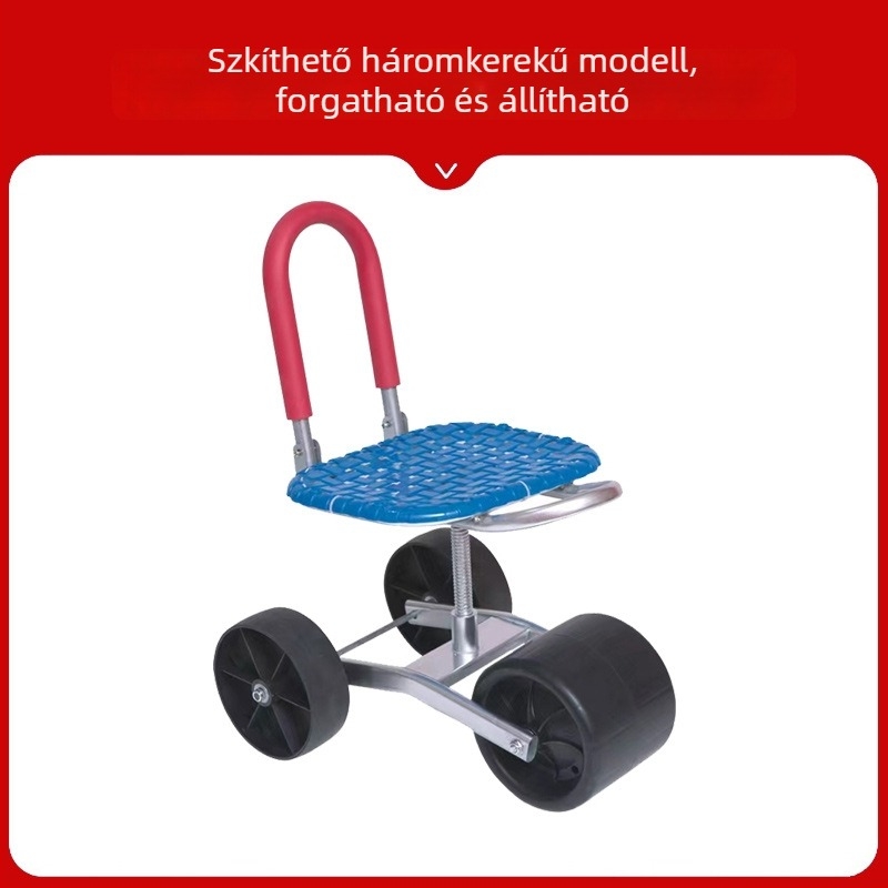 Fémes terepi szék — összecsukható, magasított modell (Alap / Klasszikus)