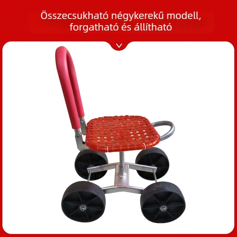 Fémes terepi szék — összecsukható, magasított modell (Alap / Klasszikus)