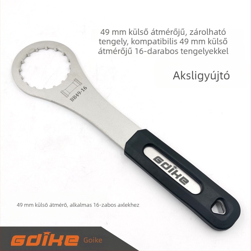 BB386 menetes alsócsapágy-kulcs, kompatibil FSA Mega EVO T47 BB30 Token Locking, rozsdamentes acél, márka GDIKE, testreszabás: igen