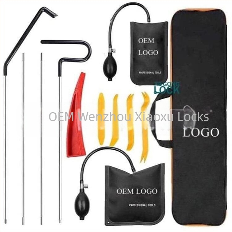 XG autóajtó javító készlet push-pull kampóval és légzsákkal, állítható ajtó- és ablaktelepítő eszköz, többfunkciós kampó - XG