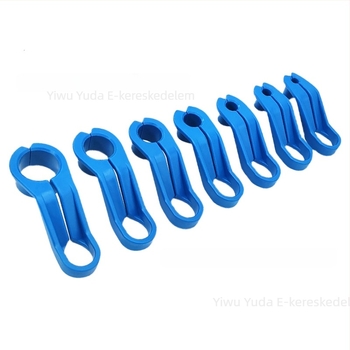 Autóklíma cső gyorscsatlakozó eszköz, 16 darabos készlet, modell YD24015, anyag PP, üzemanyagcső eltávolítására