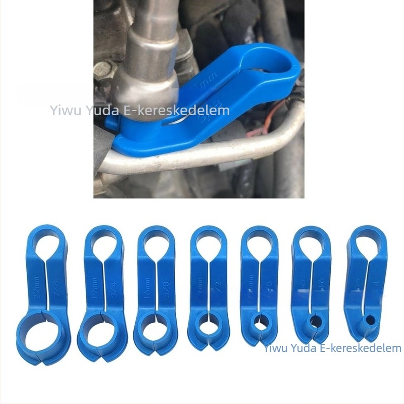 Autóklíma cső gyorscsatlakozó eszköz, 16 darabos készlet, modell YD24015, anyag PP, üzemanyagcső eltávolítására