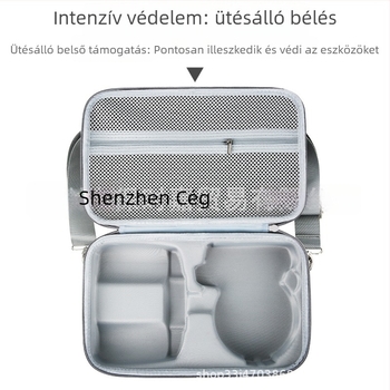 Hajtható drónvédő tok DJI Fliphez, képernyő- és távirányító rekesz, EVA anyag, keresztpántos hordozás