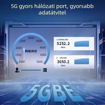 HD USB-C to RJ-45 Ethernet adapter, USB 3.0, 5 Gbps, meghajtó nélküli, Plug-and-Play