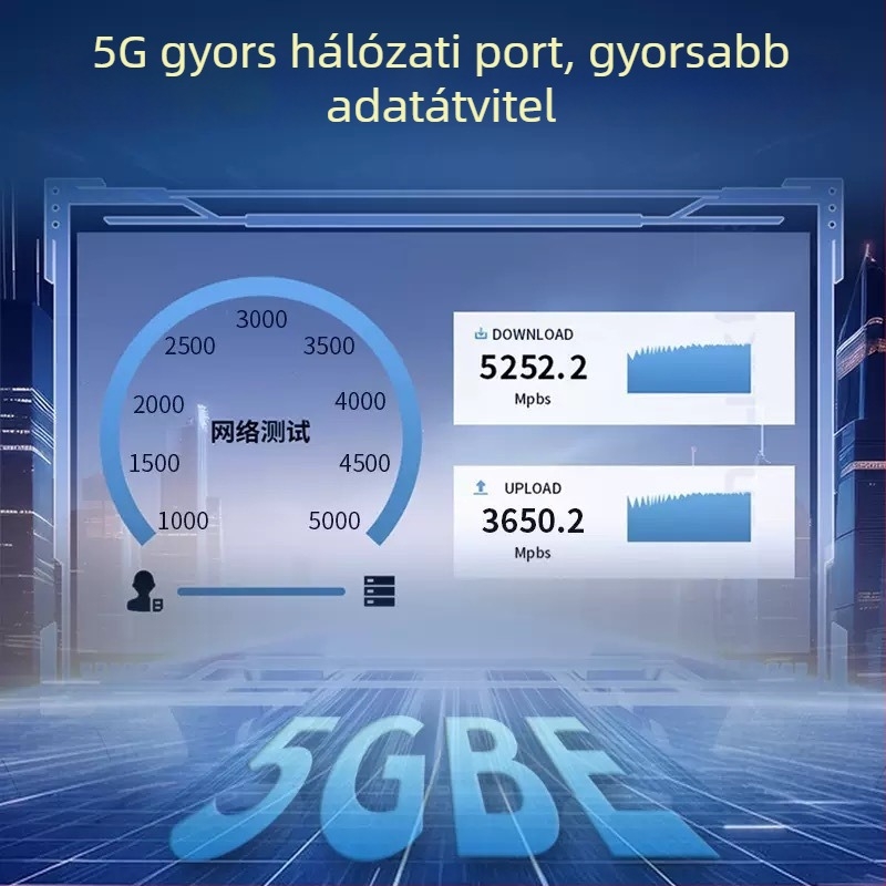 HD USB-C to RJ-45 Ethernet adapter, USB 3.0, 5 Gbps, meghajtó nélküli, Plug-and-Play