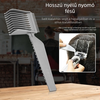 Longxin fodrászati kaliper-fésű a pozicionáláshoz, 42 g, nem importált, általános használatra