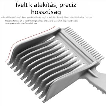 Longxin fodrászati kaliper-fésű a pozicionáláshoz, 42 g, nem importált, általános használatra