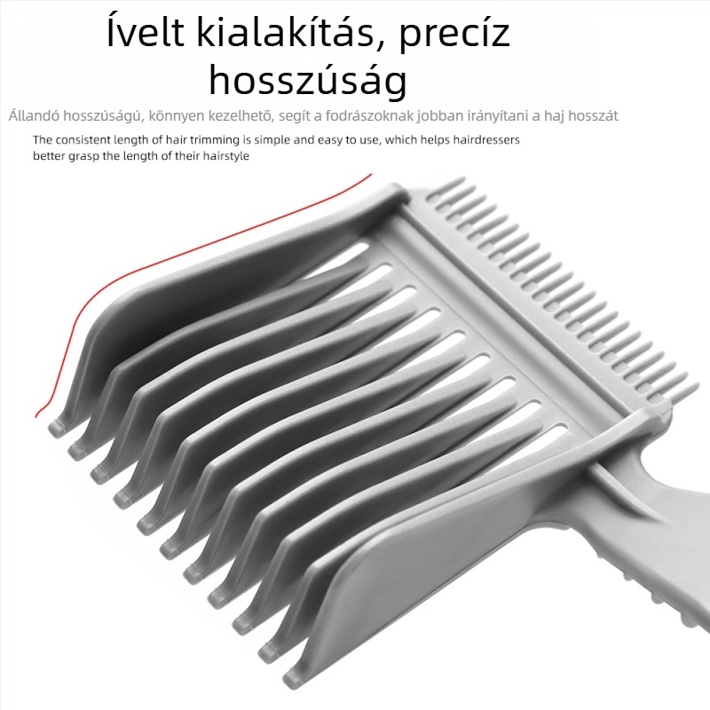 Longxin fodrászati kaliper-fésű a pozicionáláshoz, 42 g, nem importált, általános használatra