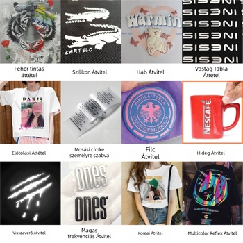 Hőátviteli varrás – közvetlen permetezési folyamat, strassz átviteli, Hongcai Heat Transfer, 251028I, alkalmas ruházatra, táskákra, háztartási textíliák