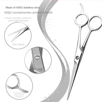 FMBC Frufru olló, rozsdamentes acél, 25% tömörítés, otthoni használatra