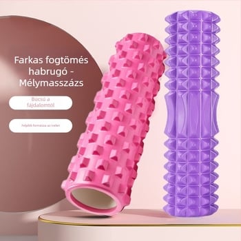 EVA anyagú jóga bot izomlazításra, félhold alakú üreges kialakítás, habhenger masszázshoz