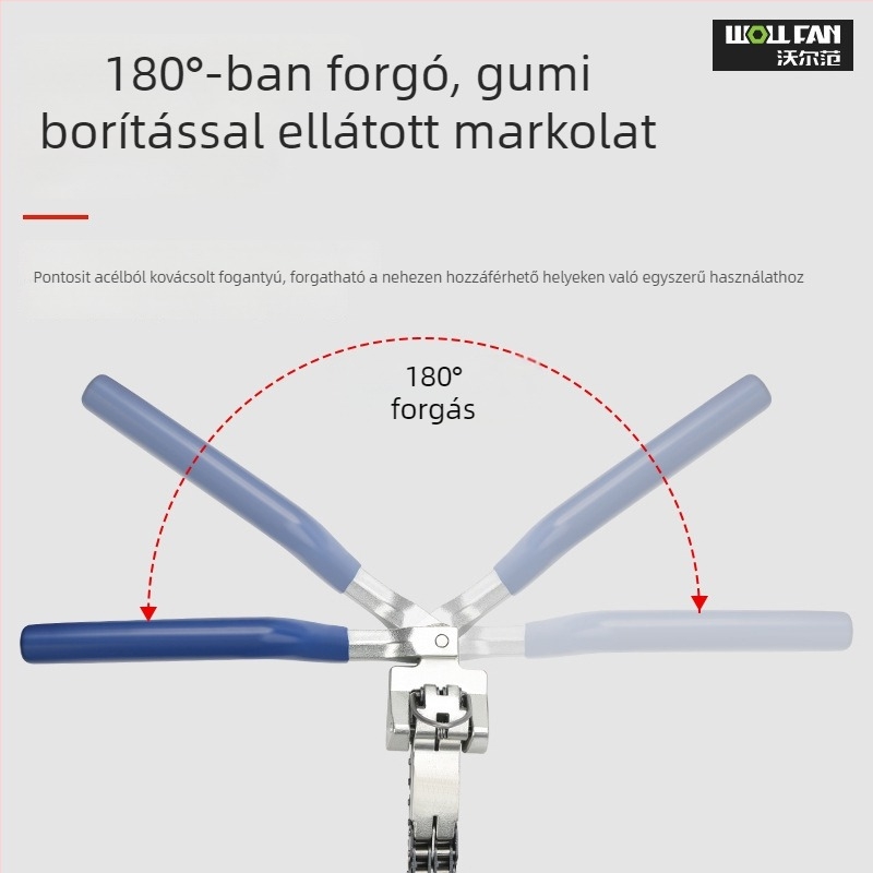 Lánckulcs és olajszűrő kulcs a szűrő eltávolításához – szénacél, Márka Other, Súly Other