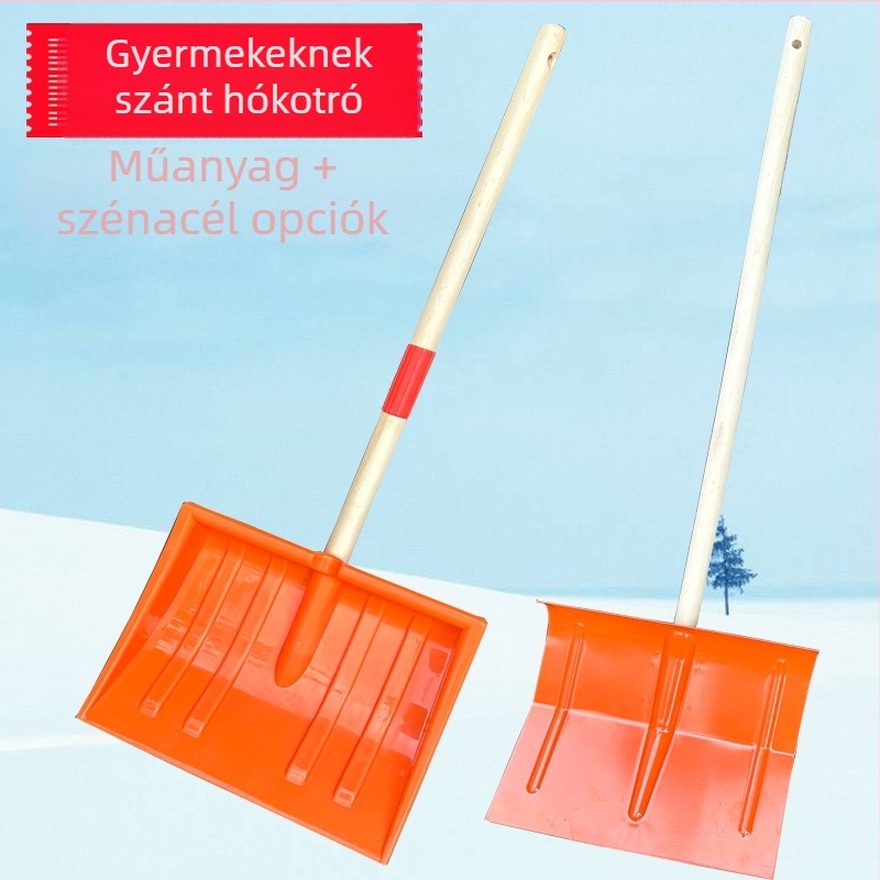 Műanyag hóeke gyerekeknek — kültéri hóeltakarító eszköz személyre szabással