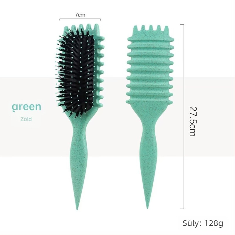 Göndör hajdefináló styling ecset – ABS anyag, göndörítő fésű, Color ode