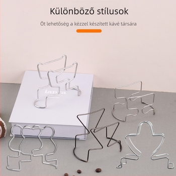 Rozsdamentes acél kávéfőző filter tartó pour-over kávéhoz — modern minimalista stílus