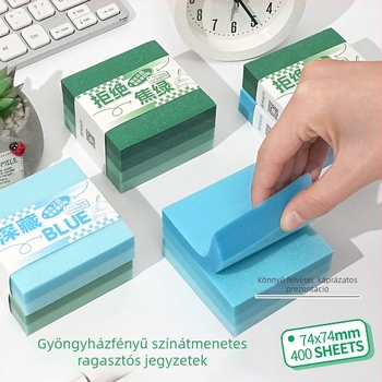 Brick-stílusú ragasztós jegyzetek és memo címkék, ragasztó: Igen, márka: yj, átlátszó címkék, IP állapot: Nem engedélyezett