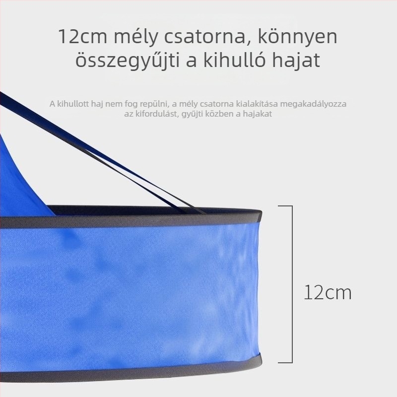 Fodrász köpeny nyakkendővel, tapadásmentes felület, felnőtteknek (felnőtt, tapadásmentes)