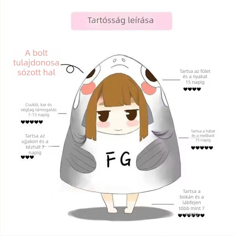 Kar tetováló matrica – Imádkozó kezek motívum, vízálló, hosszú élettartamú, fél-permanens, realisztikus dizájn