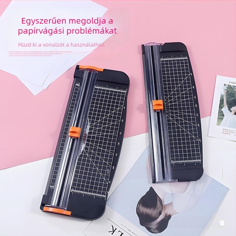 A4 kézi papírvágó - A4-2 vonalzó típus, műanyag, Márka Other, Cél: vágás