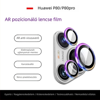 Huawei P80/P80Pro/P70Pro lencsevédő Film - Edzett üveg, Lencsefilm, HD Minőség, Ütésálló, Zuhanásálló