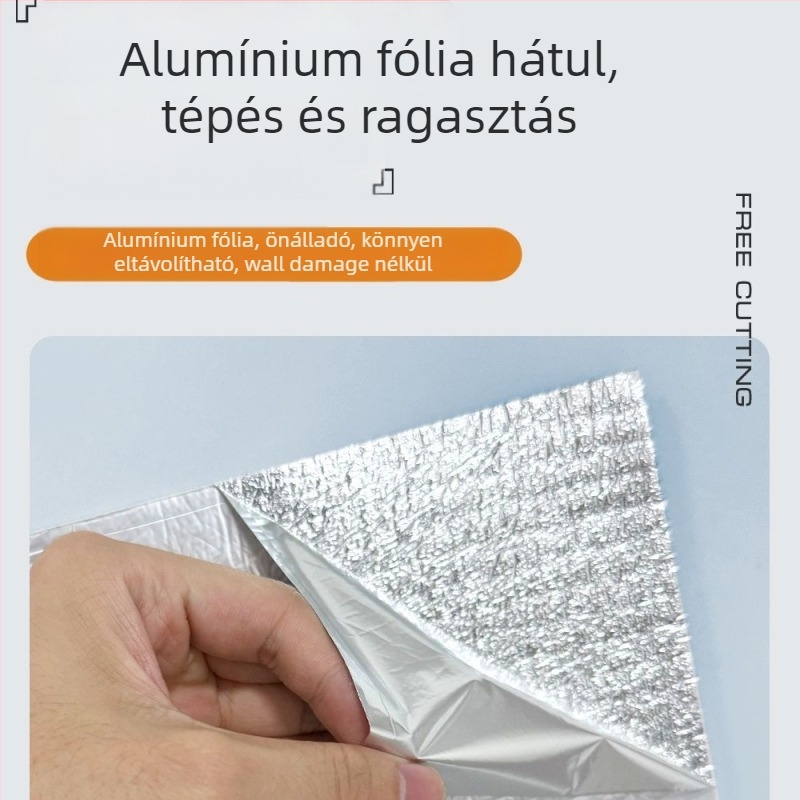 Öntapadós mennyezeti tapéta geometriai mintával, vízálló és foltálló, 2,5 mm vastagságú